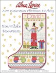 (image for) Snowflake Snowman Stocking